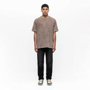Top des tendances Meilleures ventes Couleur et logo personnalisés pour hommes Respirant Séchage rapide Coupe ample T-shirts à manches courtes 100% coton - Product Image 1
