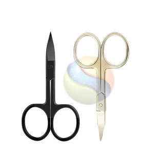 Ciseaux à cuticules de précision, outil de manucure en acier inoxydable, ciseaux à cuticules incurvés EliteEdge |   Ongles professionnels - Product Image 1