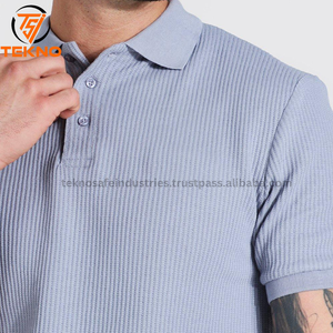 High Quality 100 Cotton <b>Men's</b> Turtleneck Golf <b>Polo</b> <b>Shirt</b> Custom Quantity Embroidered Polyester Blank with Silk Print Pattern - Product Image 4