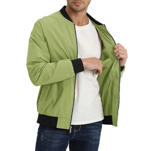 Wholesale OEM Bomber Jackets Custom Color Full Sleeve Flexible Bomber Jacket Winter Reguler Fit Stand Collar Bomber Jacket - Product Image 1