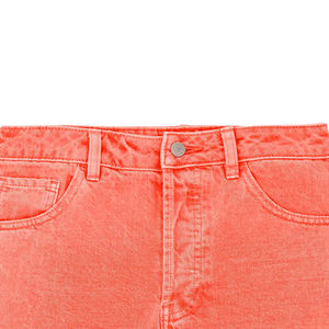 Shorts en jean pour femmes de mode urbaine OEM, haute qualité, sur mesure, taille mi-haute, shorts décontractés pour femmes, coupe ample, shorts en jean pour femmes - Product Image 5