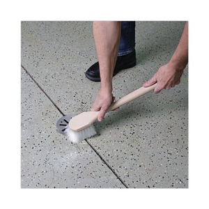 Brosse utilitaire Boardwalk de 20 pouces à poils en nylon, couleur beige/crème, design style raclette, pour usage extérieur, nettoyeur en PP rigide pour voiture et vaisselle - Product Image 5