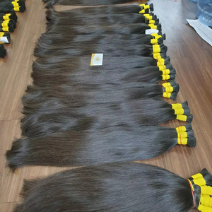 ผมต่อแบบชาวเวียดนามตรงสีบลอนด์ธรรมชาติแบบ100% ผมคนบริสุทธิ์แบบไม่ผ่านกระบวนการผมสำหรับจัดแต่งทรงผมแบบออร์แกนิก - Product Image 6