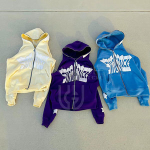 ชุดวอร์มพิมพ์ลายพัฟแขนยาวสีพื้นชุดติดตามพิมพ์ลายพัฟดีไซน์แตกต่างกัน - Product Image 5