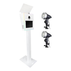 Carcasa para Fotomatón LED T11 2.5i con 2 Flash Estroboscópicos Compatible con iPad, Cámara SLR, Blanco/Negro - Product Image 1