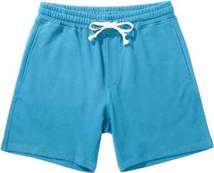 Pantalones cortos atléticos activos para hombre, cintura elástica, Jogger, sudor, deportes, gimnasio, ropa de entrenamiento, 100% algodón, estampado hasta la rodilla, respetuoso con el medio ambiente, Verano - Product Image 4