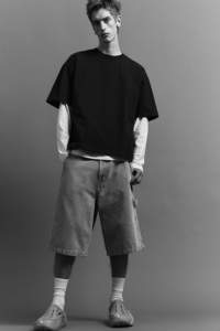 Dernière conception personnalisée hommes 100% coton surdimensionné mode goutte épaule T-Shirt nouveau 280gsm 300gsm 320gsm poids lourd solide - Product Image 3