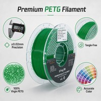 Filamen PETG 3D Sting 1.75mm 1KG Spool Ketangguhan Tinggi Filamen Printer 3D Gulungan Rapi Akurasi 0.02mm FDM OEM Grosir FDA