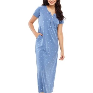 Camisón de Algodón, Ropa de Dormir Cómoda, Suave y Transpirable, Vestido Largo para Dormir para Uso Diario - Product Image 4