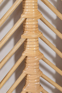 ความต้านทานและความทนทานที่ยอดเยี่ยม เหมาะสําหรับการตกแต่งห้องเด็ก หัวเตียงหวายรูปทรงหมีแฮนด์เมดอย่างระมัดระวังสําหรับห้องเด็ก - Product Image 3