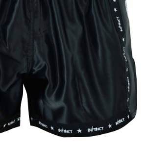 Shorts de Boxeo MMA Muay Thai Negros de Diseño Personalizado al por Mayor, Duraderos, Ligeros, con Cintura Elástica, Ropa Deportiva de Poliéster - Product Image 5
