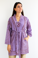 Mini-robe décontractée de plage en rayonne tricotée, col en V, coupe kimono ample, respirante et lavable, avec patchwork floral Paisley et lettres, courte et naturelle
