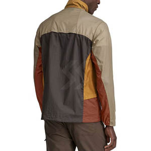 Veste de pluie légère et durable pour hommes pour l'hiver Col montant à fermeture éclair complète en nylon Polyester Logo avant Position - Product Image 4