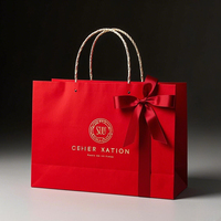 Sacs à provisions en papier laminé de luxe avec logo personnalisé Emballage de détail réutilisable de qualité supérieure pour boutiques et carton personnalisé
