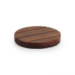 Best Price round Wooden Free Coaster American Design Style Customizable <b>Kitchen</b> <b>Mat</b>/Pad Set for Wholesale Use - Product Image 4