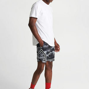 Verano deporte básico secado rápido 100% poliéster diseñador inspirado impreso Unisex malla pantalones cortos personalizados pantalones cortos de baloncesto para hombres - Product Image 3