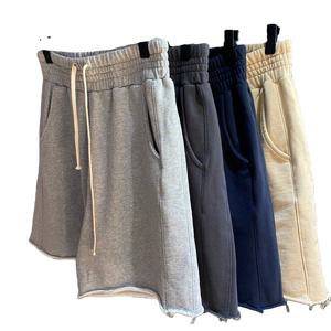 Shorts d'été pour hommes personnalisés 100% coton Casual Short Soft Fleece Wear Premium Quality Elastic Waist Unisex Design Très bon marché Prix - Product Image 3