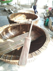 เรือไม้ไผ่คุณภาพดี/Coracle ไม้ไผ่ธรรมชาติ100% จากผู้ผลิตเวียดนาม99ข้อมูลทอง - Product Image 3
