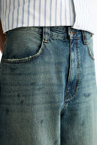 High Quality Custom Design Classic <b>Baggy</b> Straight Regular Fit <b>Jeans</b> for Men High Men <b>Jeans</b> Denim Pants for Sale - Product Image 2