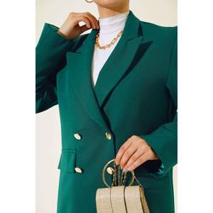 Chaqueta Blazer Forrada Verde Esmeralda - Product Image 2