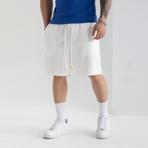 Mens White Baggy <b>Mesh</b> Basketball Shorts High Quality Breathable Athletic Wear Long Drawstring Custom Streetwear Half <b>Pants</b> - Product Image 1