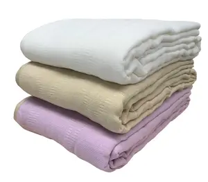 [Inventory Clearance] 5-Layered Gauze Bedclothes Muslin Throws Made In Japan 100% Cotton 140cm*200cm 650g Soft Touch