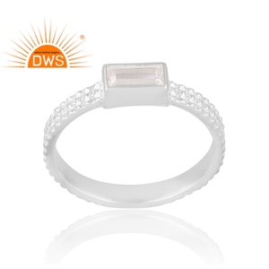 New Trending Sterling Silver Natural <b>Cz</b> Gemstone <b>Ring</b> Custom Jewelry For Women Gift For Her - Product Image 1