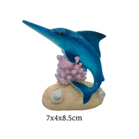 En gros Personnalisé Décor À La Maison Océan Marine Mer Vie Maldives Souvenir Hippocampe Figurine Résine Corail Hippocampe Statue