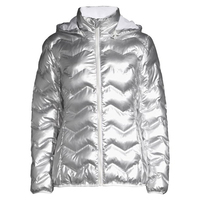 Jaket Puffer Wanita Warna Kustom Desain Baru Fashion Berkualitas Tinggi Berkerudung Musim Dingin Bahan Nilon Isi 100% Poliester Harga Murah