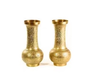 Top qualité or et argent métal fleur Vase Table décoration accessoire moderne maison ornements pour Tables au prix le moins cher - Product Image 6