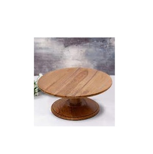 ขาตั้งเค้กไม้สำหรับงานแต่งงานงานวันเกิดพร้อมโดมถาดไม้สำหรับวางเค้กป๊อป - Product Image 2