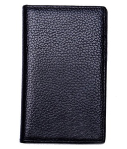 Nouveau porte-cartes en cuir avec Logo personnalisé de luxe de couleur noire - Product Image 3