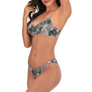 เซ็ตบิกินี่คล้องคอสำหรับผู้หญิงชุดว่ายน้ำ2ชิ้นพร้อมชุดชายหาดเซ็กซี่สำหรับฤดูร้อน - Product Image 5