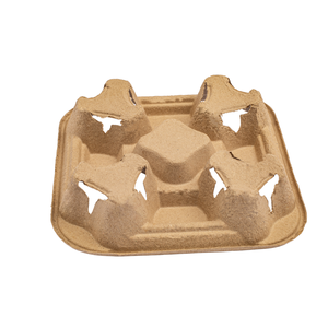 Plateau de support de tasses à café plateau à café de bonne qualité utilisant le plateau de boisson de pâte à papier de carton papier fabriqué au Viet Nam - Product Image 4