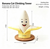 Griffoir pour chat en sisal, motif maïs et banane, arbre à chat vertical, planche à gratter pour chats d'intérieur, fournitures pour animaux de compagnie, vente en gros