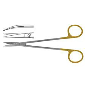 Tijeras finas de acero inoxidable Iris Tc rectas 4,5 pulgadas reutilizables de carburo de tungsteno tijeras médicas quirúrgicas Tc Tip Iris tijeras - Product Image 4