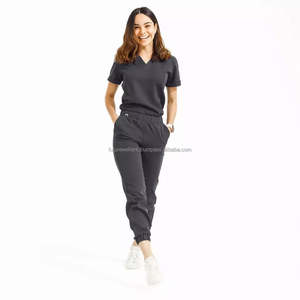 Venta al por mayor de uniformes de enfermería suaves para mujeres, conjuntos de uniformes de enfermería para mujeres, uniformes médicos de enfermería, uniformes de hospital de verano - Product Image 5