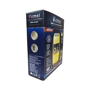 Rasoir électrique sans fil rechargeable pour homme avec double lame, affichage USB, tondeuse à barbe lavable, étui de voyage - Product Image 4