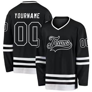 Maillot de hockey sur glace personnalisé par sublimation - Nouveau design 100% polyester Séchage rapide Unisexe Service OEM En stock - Product Image 3