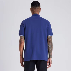 Camiseta Polo de Tela Importada Personalizada de Alta Calidad al por Mayor para Hombre 2025 - Product Image 2