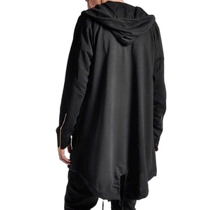 2024 mode et élégant OutWear décontracté allongé sweats à capuche hommes polaire pull allongé à capuche respirant - Product Image 1