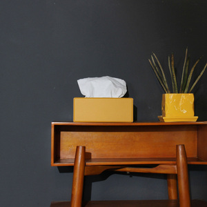 [FENICE] Estuche para Toallas de Mano de Cuero Ecológico Premium Contemporáneo - Duradero, Impermeable, Multiusos (235x120x100mm) Diseño Simple - Product Image 3