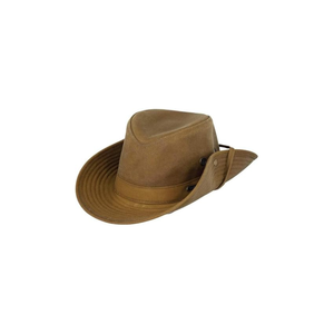 Leather Cowboy <b>Hat</b> Unisex Adjustable Wide Brim Outdoor Vintage Distressed <b>Western</b> Outback <b>Hat</b> Spring Summer Casual Adult - Product Image 5