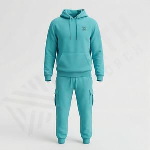 Ensemble de survêtement pour homme OEM, 100% coton, survêtement personnalisé, pantalon et sweat-shirt, ensemble deux pièces, vêtements de sport, vêtements de sport pour la salle de sport, tenue de jogging - Product Image 1