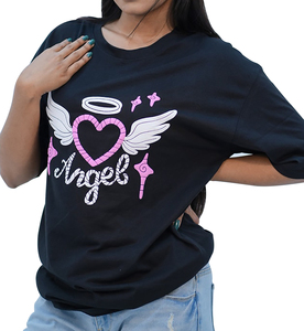 Venta al por mayor precio barato elegante y de moda diseño personalizado 100% algodón tejido Casual cuello redondo Camiseta mujer hombro caído BD - Product Image 1