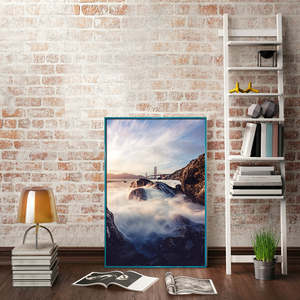 Turquoise Plastic <b>Poster</b> Frame 61 X 91.5cm Size Elegant Display for Artwork and Photos - Product Image 6