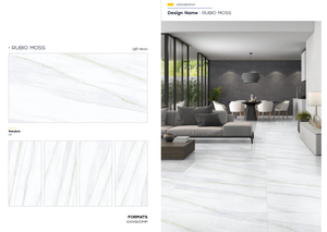 Carreaux de céramique modernes pour sols intérieurs et balcons, en porcelaine pleine masse brillante, 600 x 1200 mm, pour usage commercial - Product Image 3