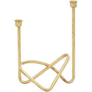 Portavelas de hierro de alta calidad, 5 luces con acabado dorado, portavelas de Metal decorativo para el hogar y la boda a la venta - Product Image 6