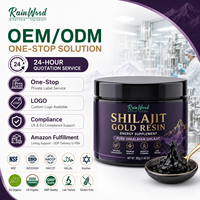 Résine de Shilajit Rainwood avec Shilajit Pur pour l'Énergie Quotidienne Naturelle et le Soutien au Bien-être Certifié ISO9001 Pommade 50g/30g