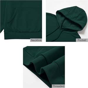 Sudadera con capucha de gran tamaño para mujer personalizada, sudadera de lana de manga larga, diseño de Jersey OEM, venta al por mayor directa del fabricante - Product Image 4